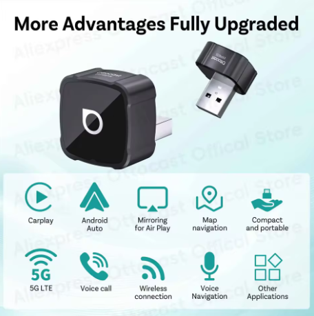 CarLux-Store™ OTTOCAST MINI AIR Wireless