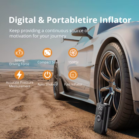 CarLux-Store™ Portable Wireless Car Air Pump