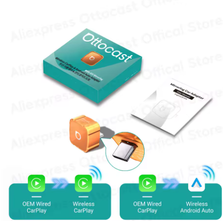 CarLux-Store™ OTTOCAST MINI AIR Wireless